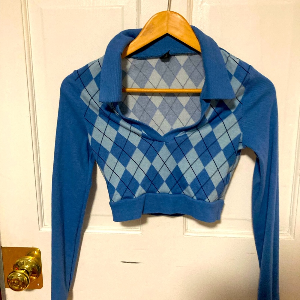 Knit crop top 2